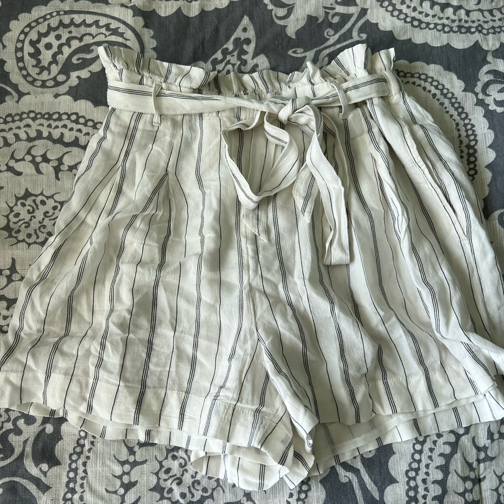 american eagle paper bag shorts with lining